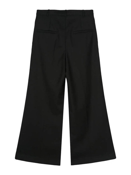 Wide wool trouser