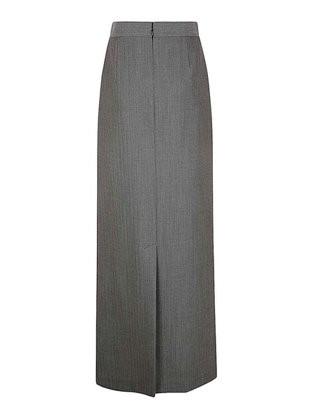 Wool Tweed Long Skirt