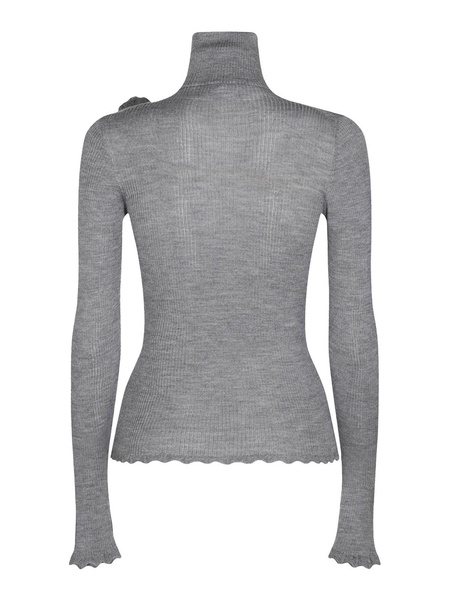 Grey Wool Knitwear