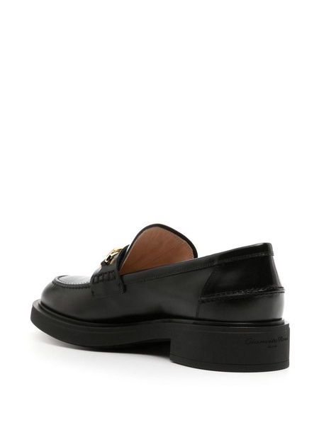 Leather loafers