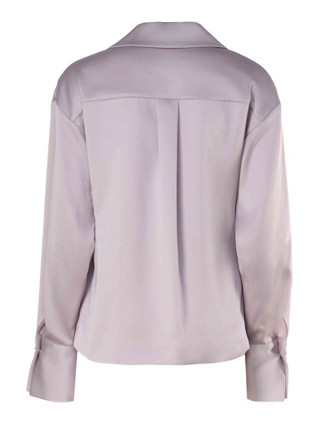 Blouse With Draping On The Side