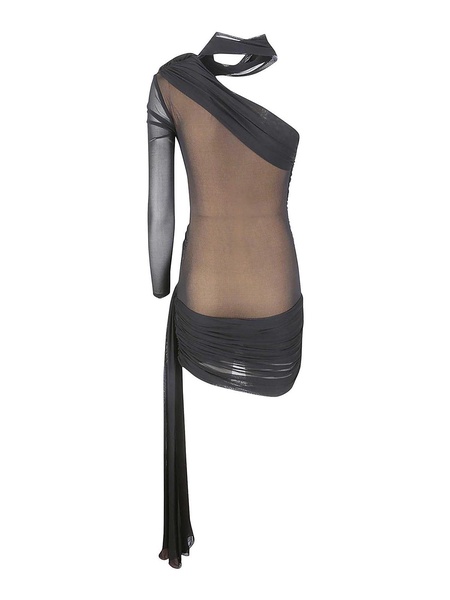 Hosiery Draped Dress