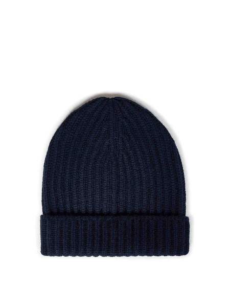 Blue Fishermans Rib- Cashmere beanies