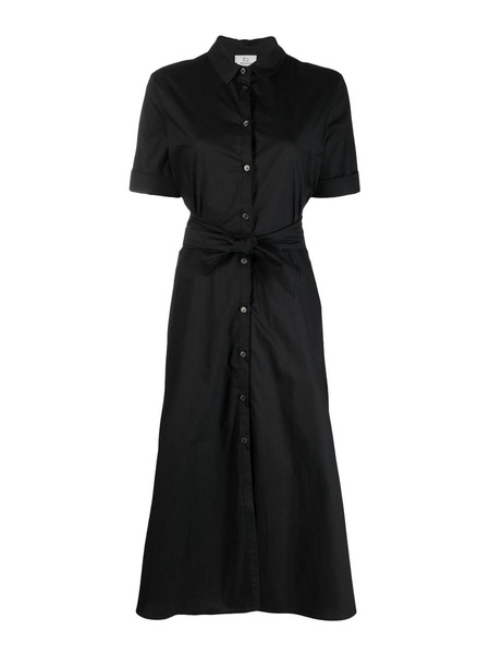 Belted Poplin Shirt Dress