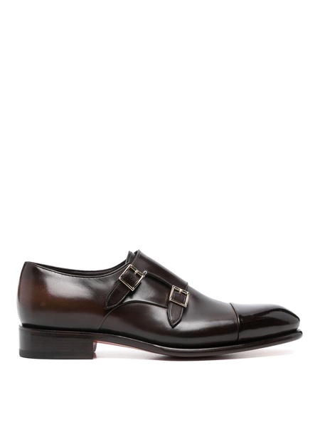 Leather  Monk Strap Shoes