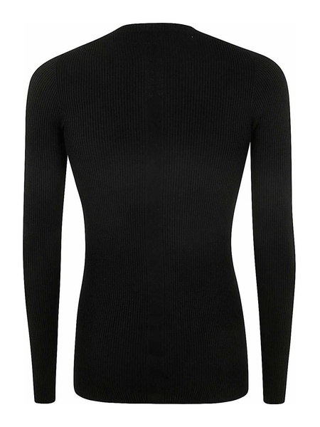 Ribbed Round Neck Sweater