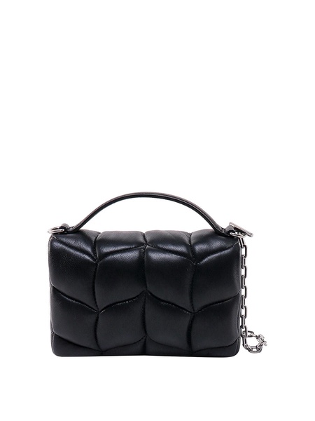 Matelass leather handbag