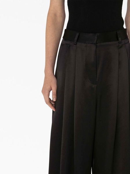 High-rise wide-leg trousers