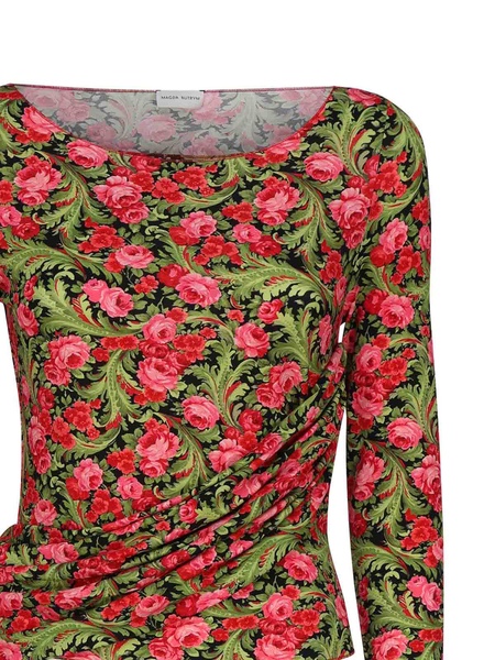 Long-sleeved top with print