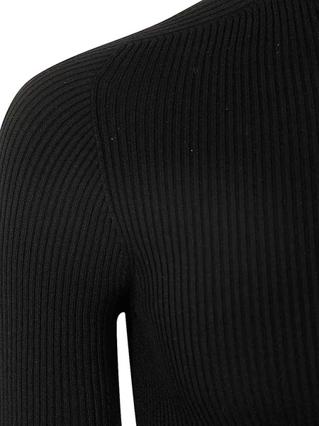 Ribbed Round Neck Sweater