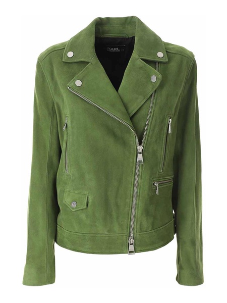 Suede Leather Biker Jacket