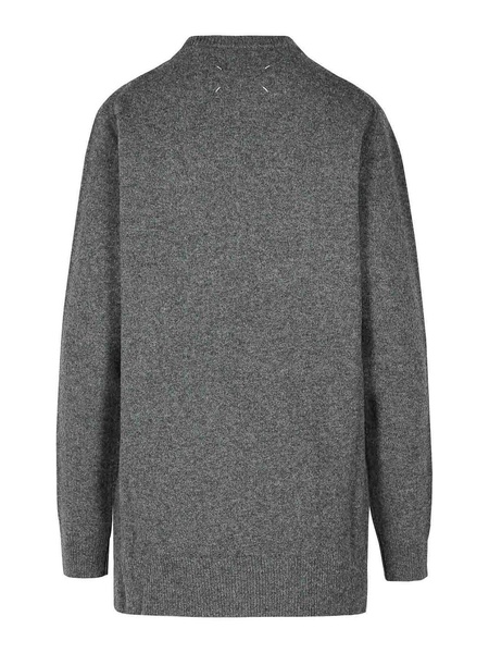 Over Grey Wool Sweater