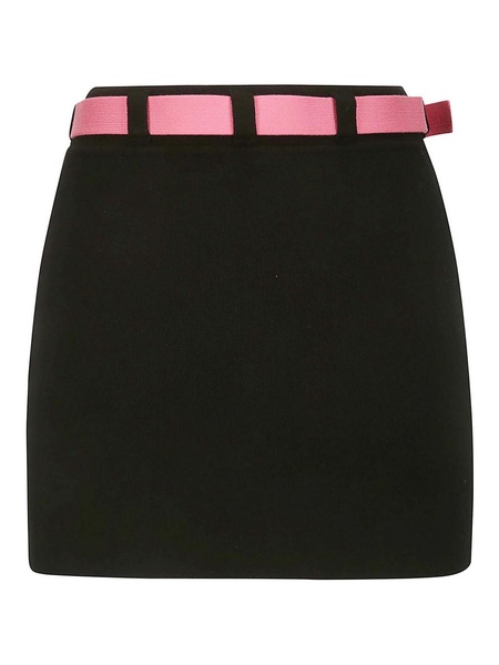 Short black skirt