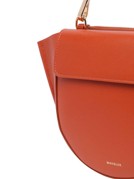 Orange Hortensia Mini Hand Bag