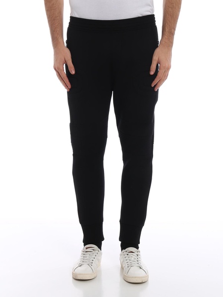 Scuba effect slim fit sweat pants