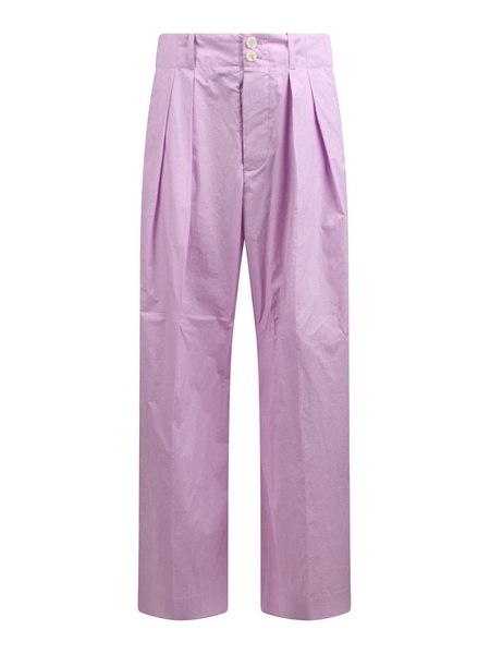 Lilac wide leg trousers