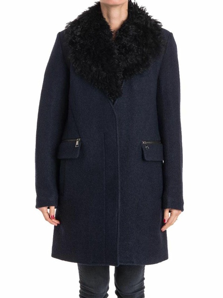 Wool blend coat