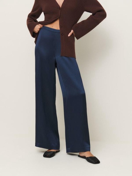 Norah Wide Leg Satin Pant