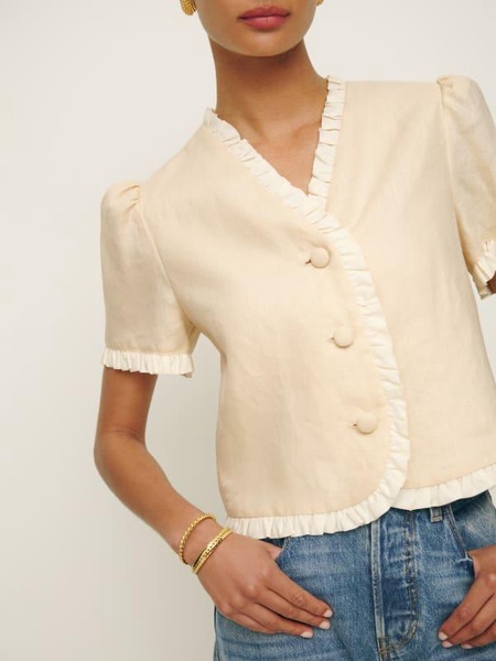 Bess Linen Top