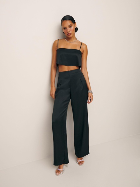 Cleo Satin Two Piece