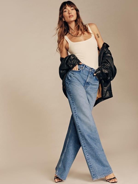 Cary High Rise Slouchy Wide Leg Jeans