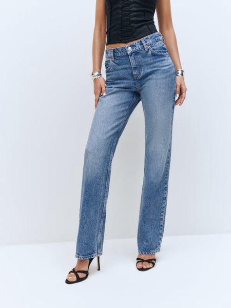 Abby Low Rise Straight Jeans