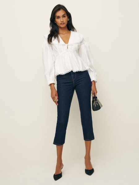 Lucy High Rise Capri Jeans