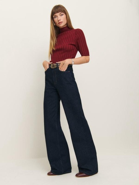 Cary High Rise Slouchy Wide Leg Jeans