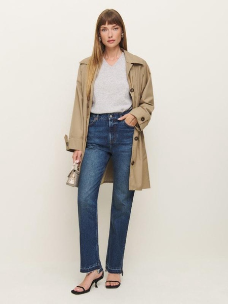 Abby High Rise Straight Jeans