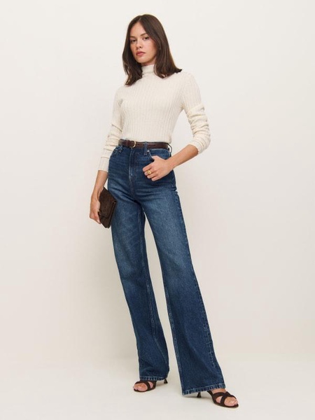 Wilder Stretch High Rise Wide Leg Jeans