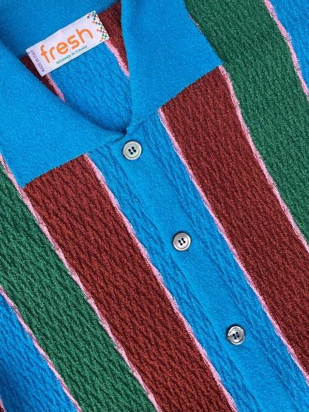 Flumi Cotton Retro Polo Shirt