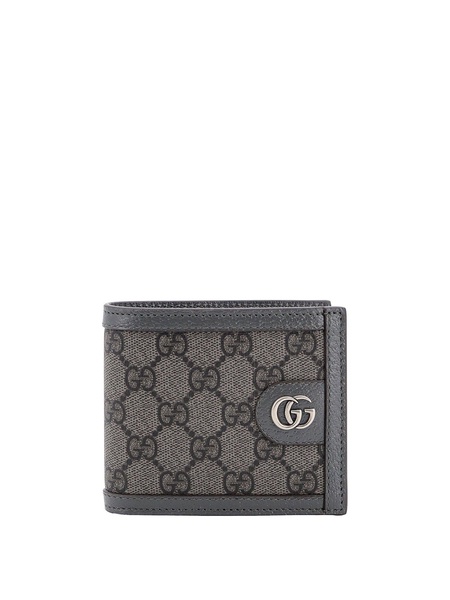 GG Supreme Fabric and leather wallet