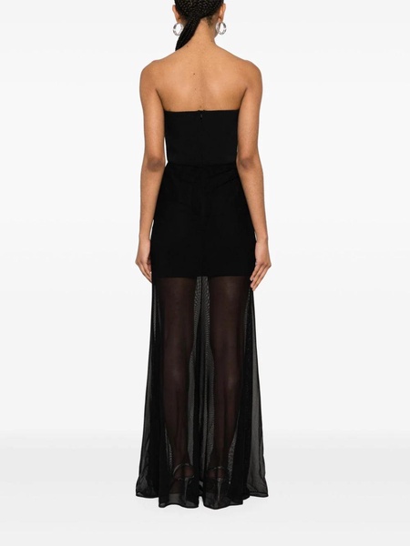 David Koma Strapless Evening Dress