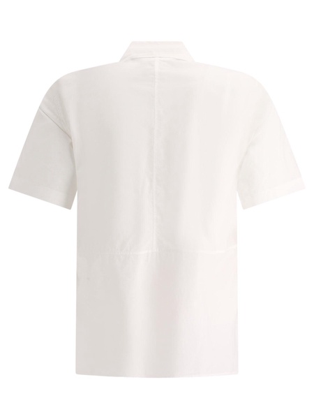 Poplin Shirt With Pockets Shirts White