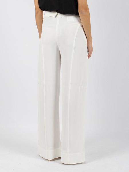 Crepe Satin Palazzo Trousers