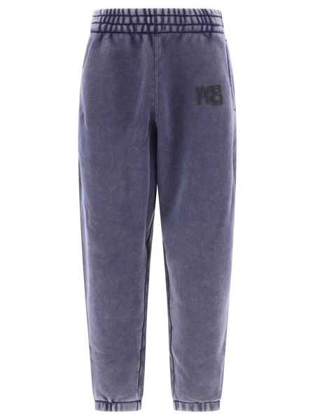 Alexander Wang Joggers With Rubberised Logo