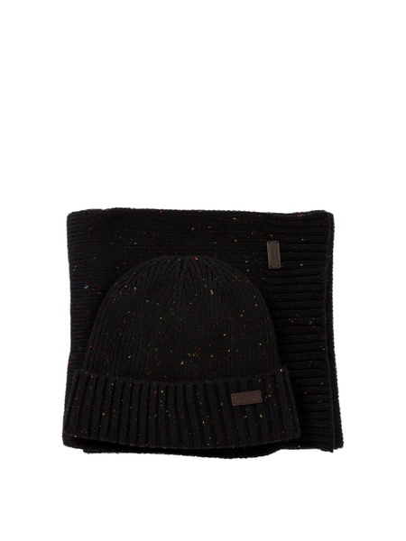 Barbour "Carlton Fleck" Beanie & Scarf Set