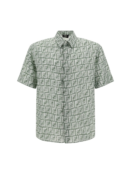 Fendi FF Jacquard Short Sleeved Shirt