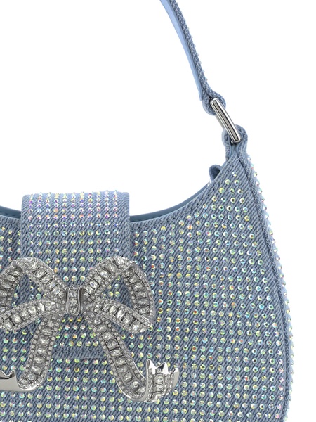 Denim Cresent Handbag