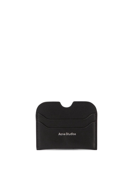 Card Holder With Logo Wallets & Card Holders Black