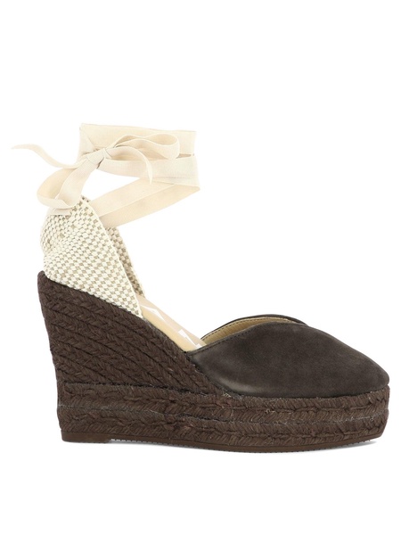 Manebi Heart Shaped Wedge Espadrilles