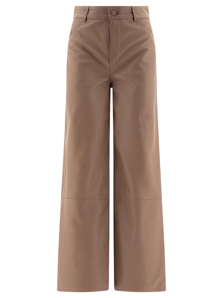 Loulou Studio "Figari" Leather Trousers