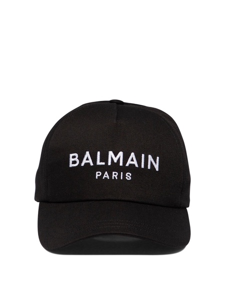 Balmain Logo Embroidered Cap