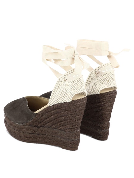 Manebi Heart Shaped Wedge Espadrilles