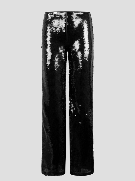 Alberta Ferretti Sequin Embellished Flared Trousers