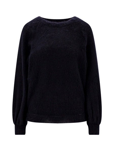 Alberta Ferretti Brushed Long-Sleeved Crewneck Jumper