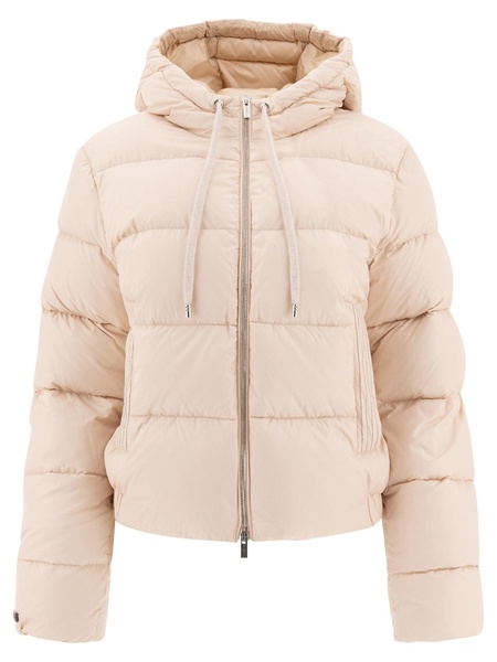 Down Jacket With Punto Luce Jackets Pink