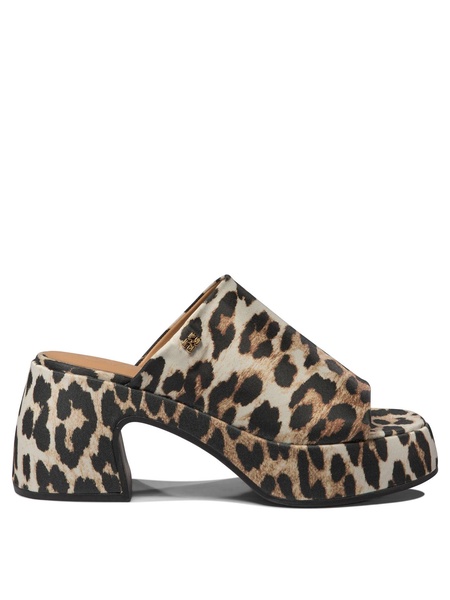 Ganni Leopard Sandals