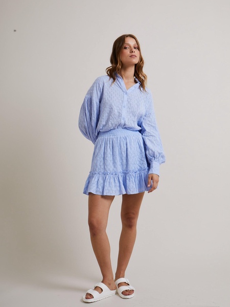 Ida Cotton Shirt Blue