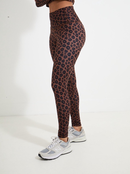 High Rise Legging - Leopard Print